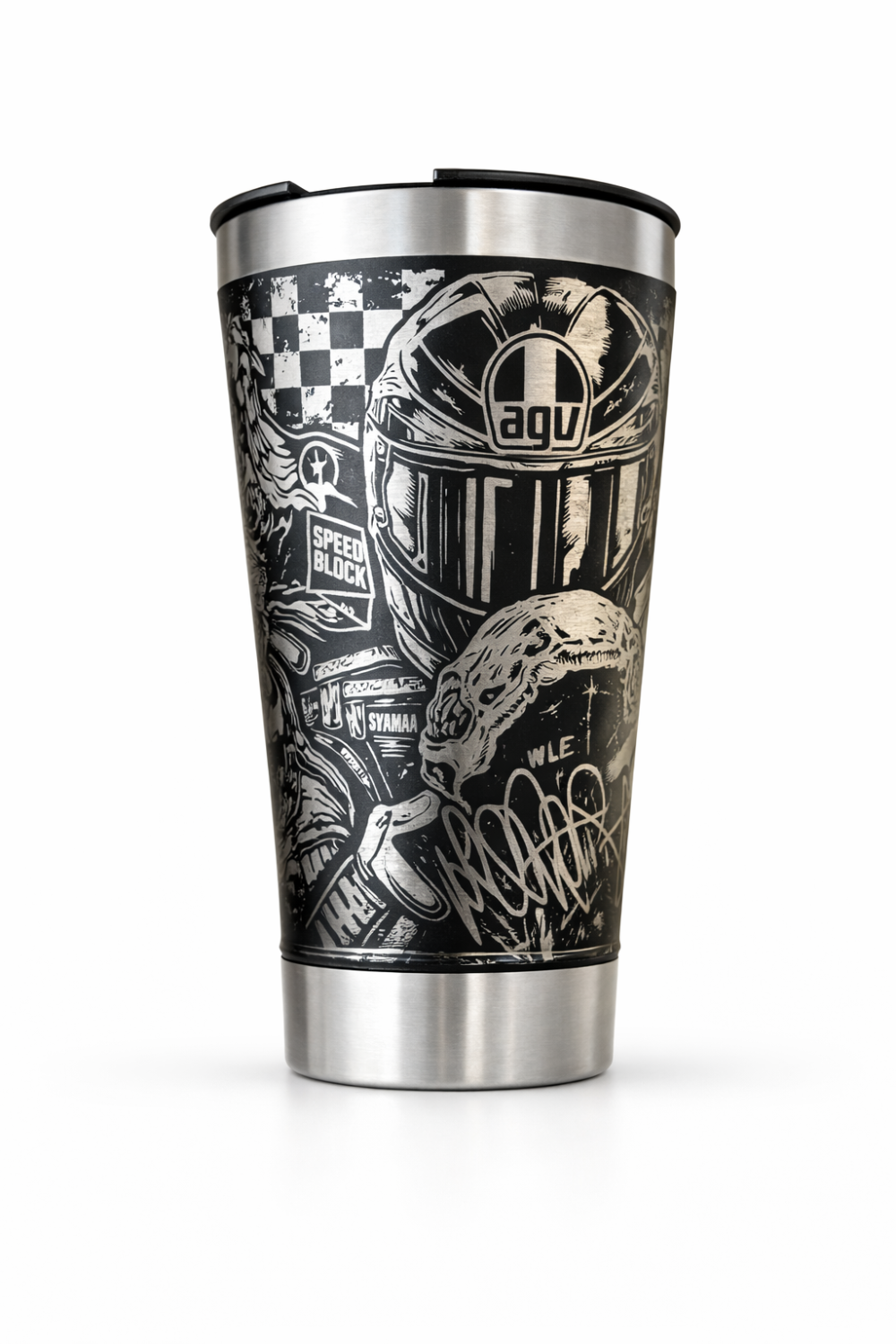 Copo Termico 473ml | Personalizado a Laser - Moto Gp