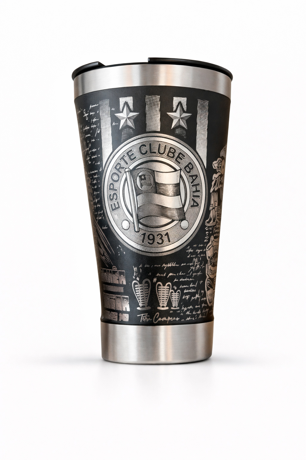 Copo Termico 473ml | Personalizado a Laser - Time Bhaia Futebol Clube