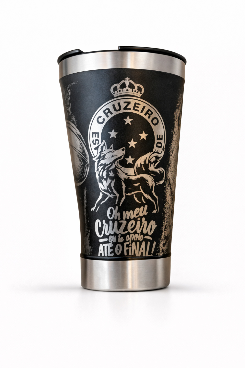 Copo Termico 473ml | Personalizado a Laser - Time Cruzeiro